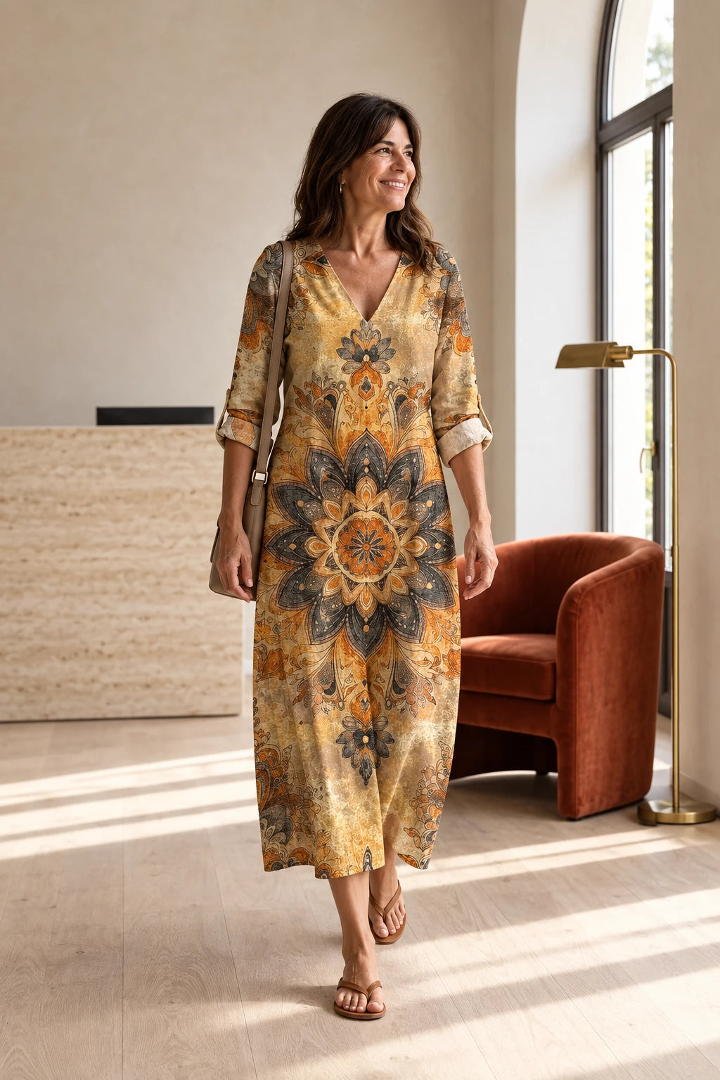 Ginesa | Vestido Floral Elegancia Natural