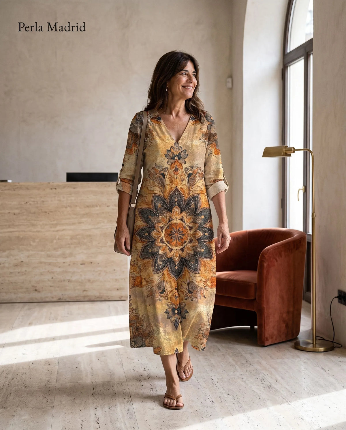 Ginesa | Vestido Floral Elegancia Natural *