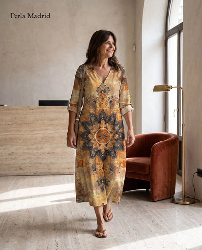 Ginesa | Vestido Floral Elegancia Natural *