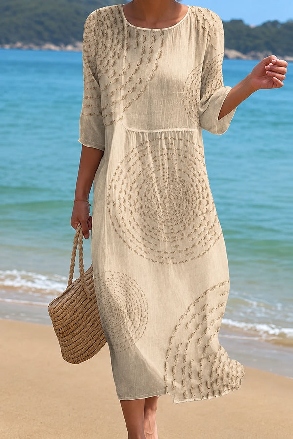 Lluïsa | Vestido Casual Bordado