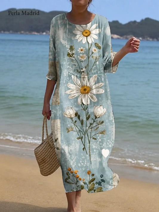 Clemen | Vestido Casual Estampado Floral