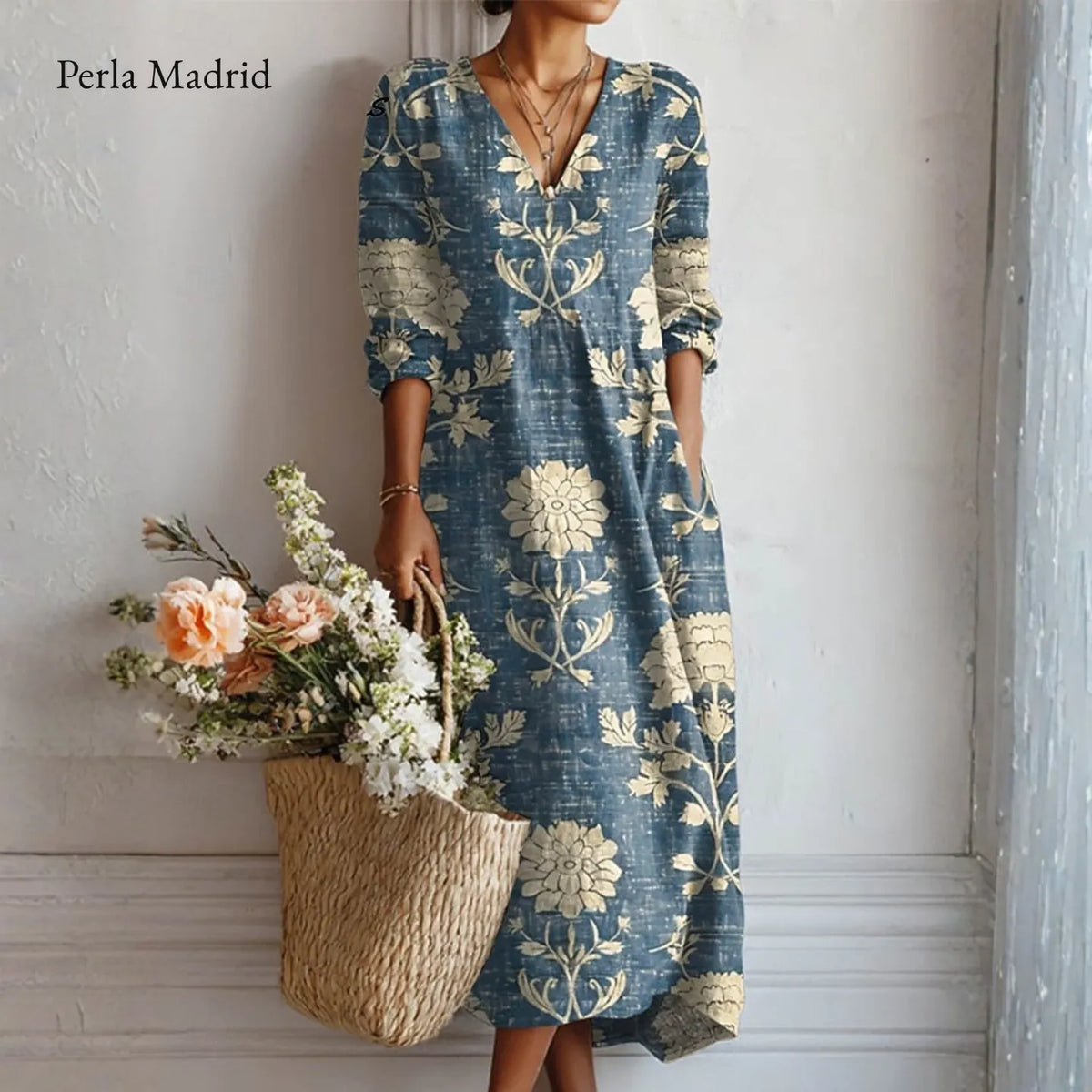 Betlem | Vestido Floral Comodidad Diaria