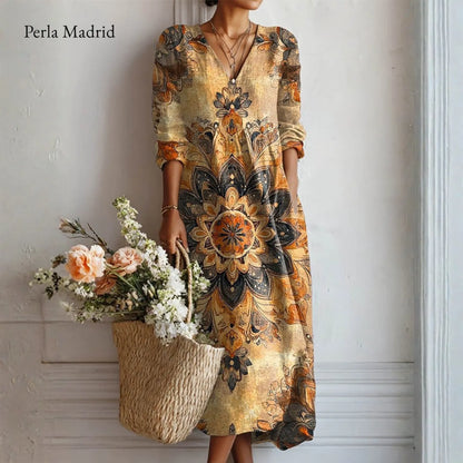 Ginesa | Vestido Floral Elegancia Natural *