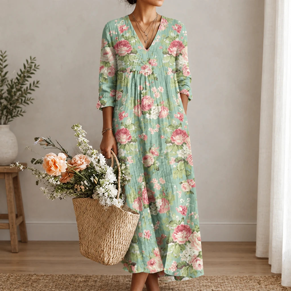 Eulàlia | Vestido Floral Elegante