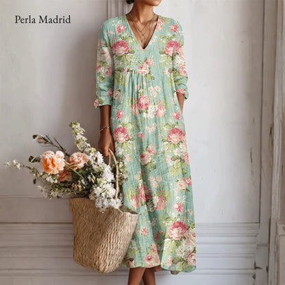 Eulàlia | Vestido Floral Elegante *