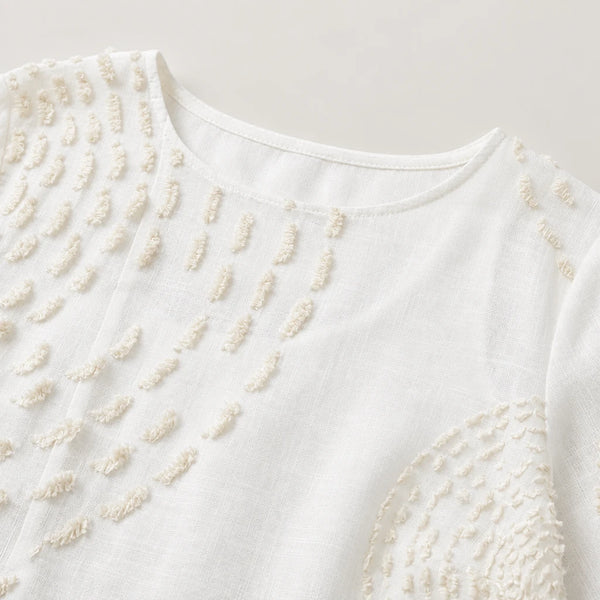 Llanos | Vestido Casual Bordado