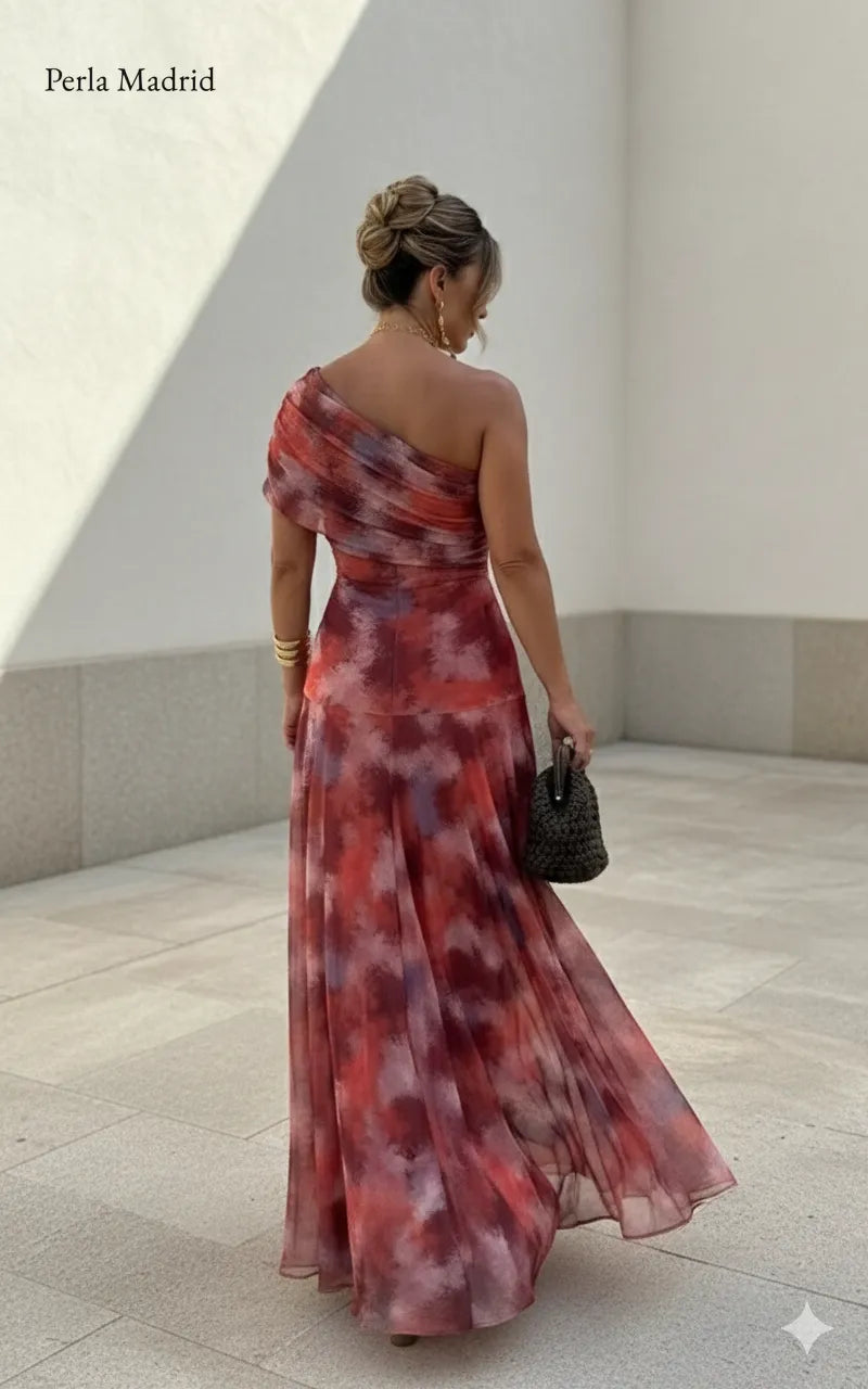 Jenny | Vestido Largo Satén Fluido *