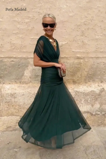 Ariadne | Vestido Largo de Seda Elegante