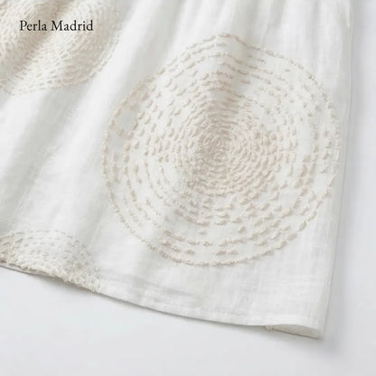Llanos | Vestido Casual Bordado *