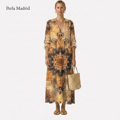 Ginesa | Vestido Floral Elegancia Natural *