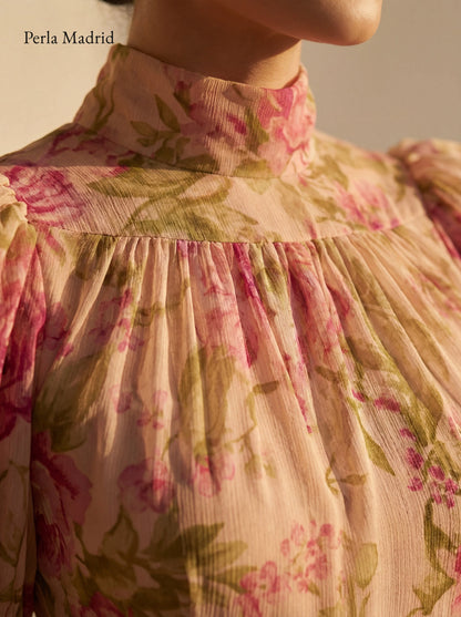 Enara | Vestido Largo Estampado Floral