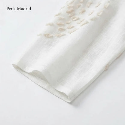 Llanos | Vestido Casual Bordado *