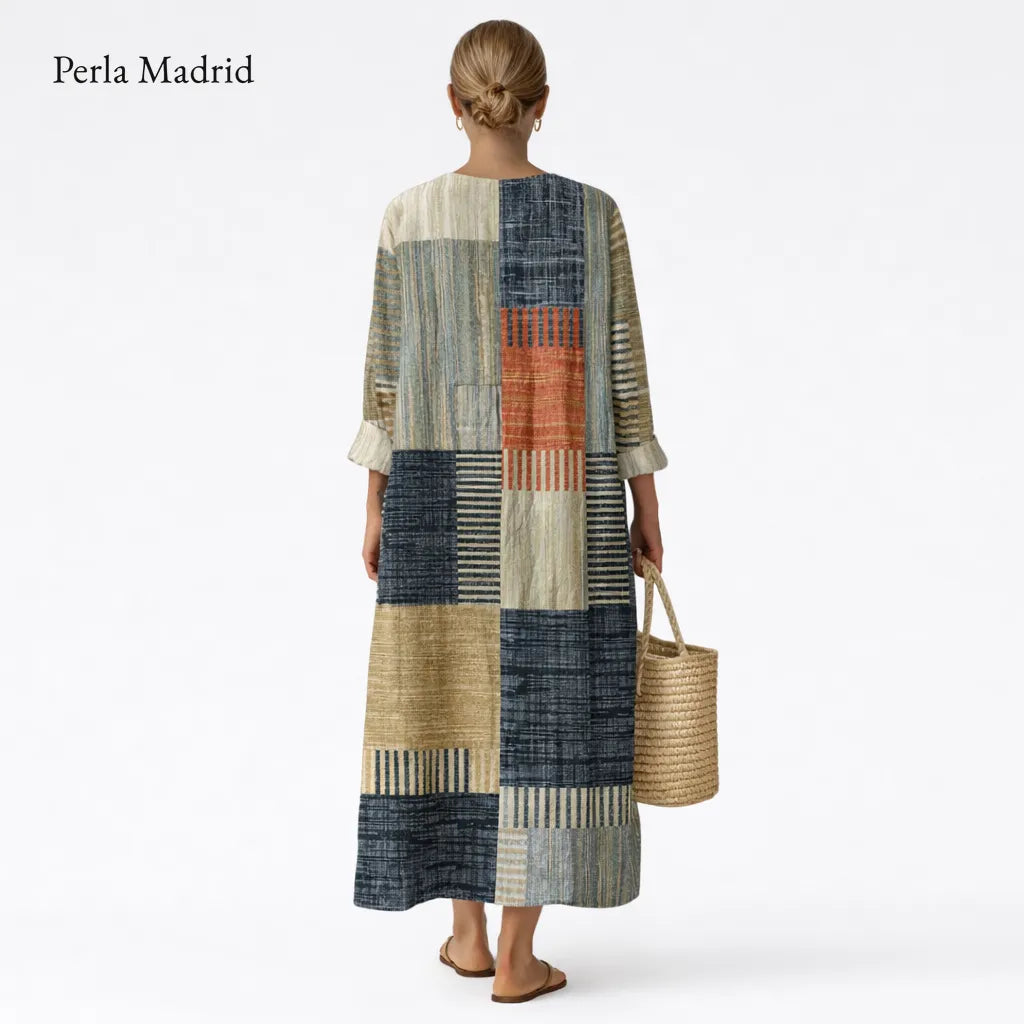 Davinia | Vestido Abstracto Elegante