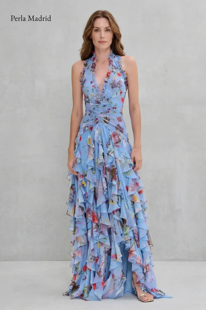 Concepció | Vestido Largo Floral Halter
