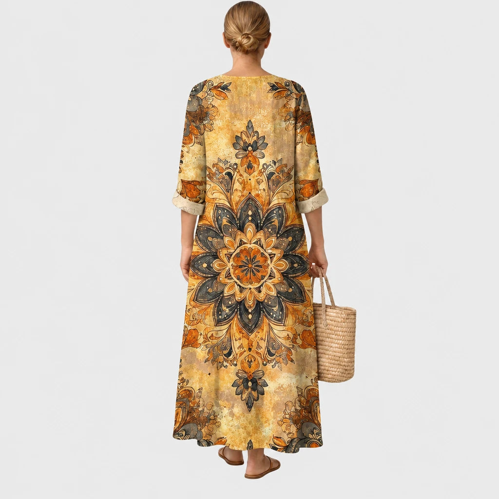 Ginesa | Vestido Floral Elegancia Natural