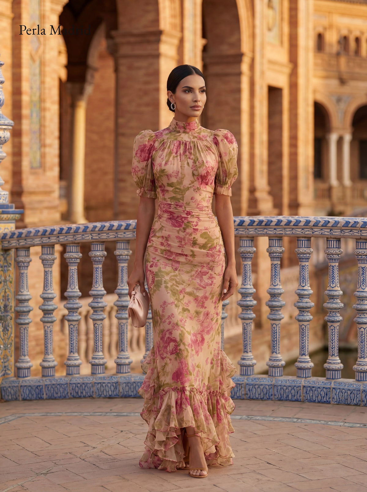Enara | Vestido Largo Estampado Floral