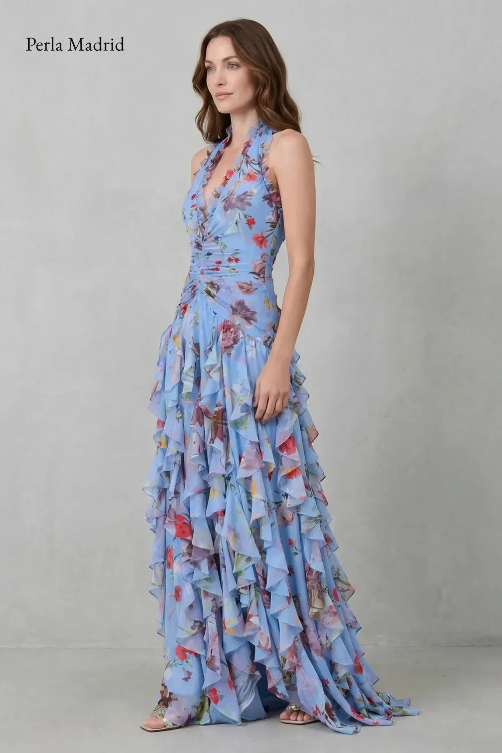 Concepció | Vestido Largo Floral Halter