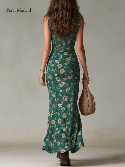 Edelmira | Vestido Maxi Bohemio Rétro