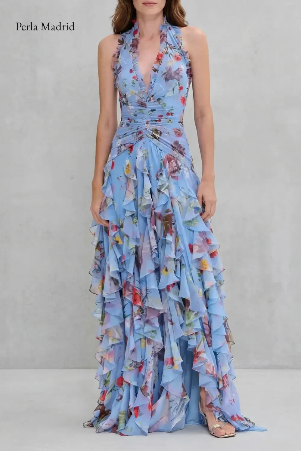 Concepció | Vestido Largo Floral Halter
