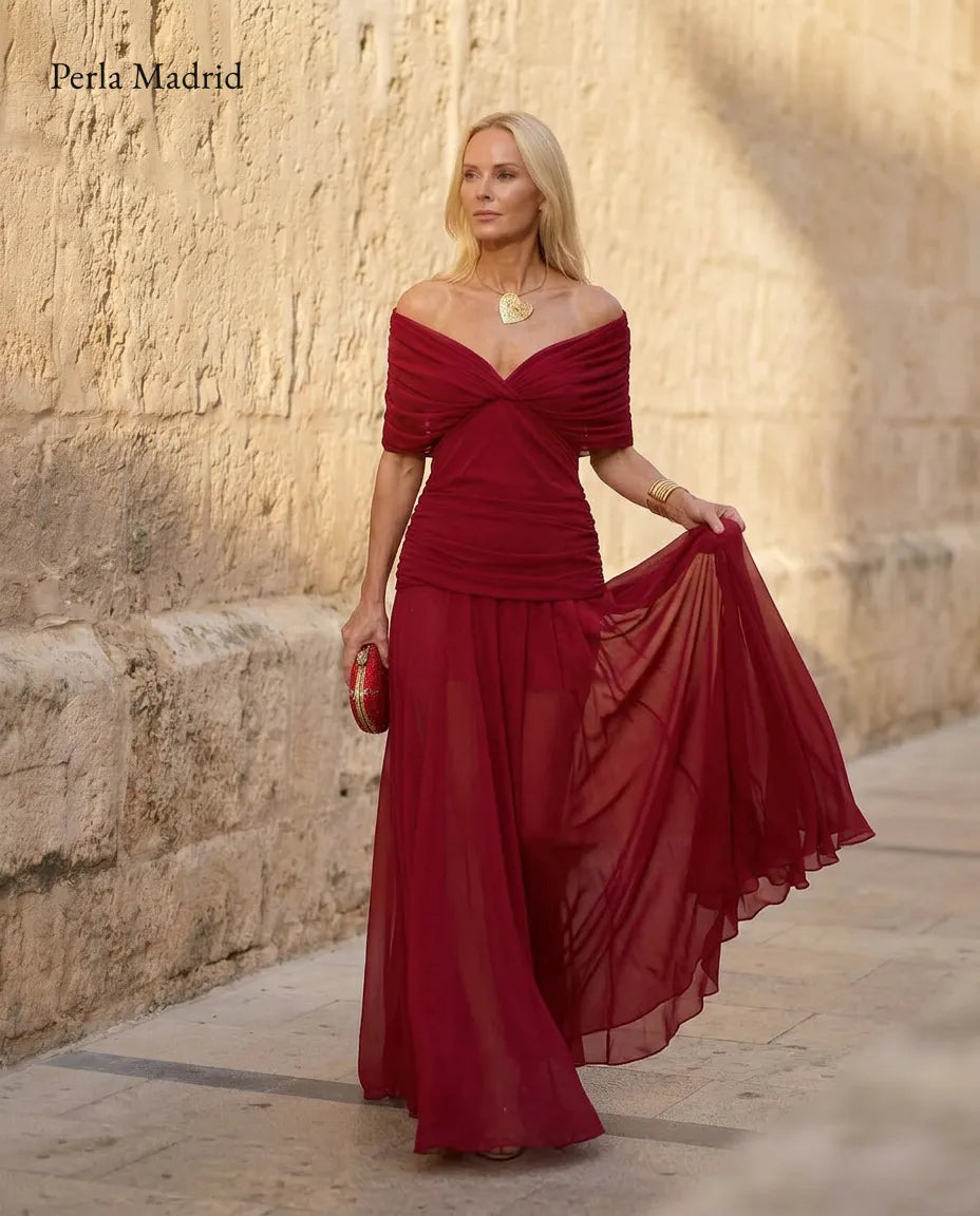 Ariadne | Vestido Largo de Seda Elegante