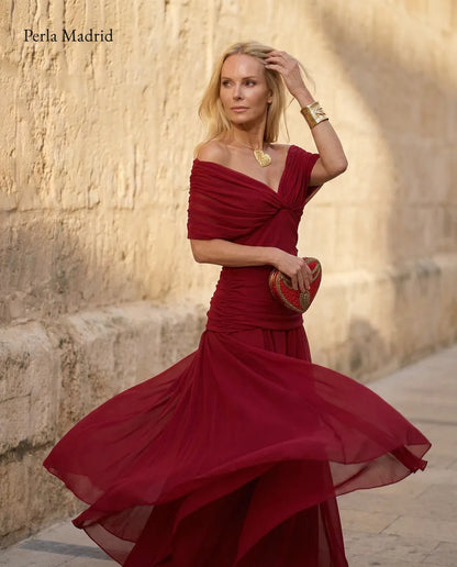 Ariadne | Vestido Largo de Seda Elegante