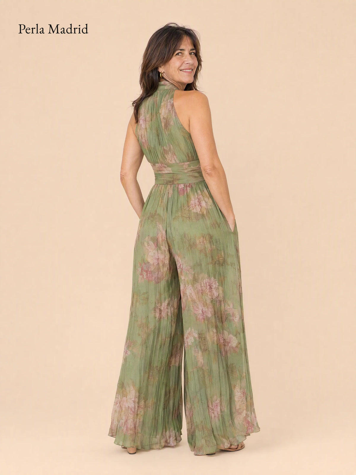 Flor | Mono Chiffon Plisado *