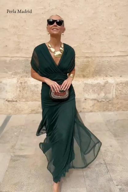 Ariadne | Vestido Largo de Seda Elegante
