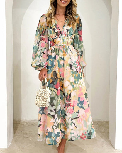 Itziar | Vestido maxi floral
