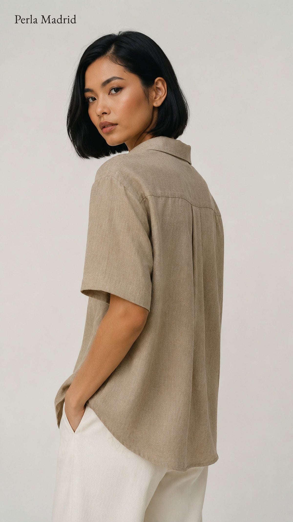 Celia | Blusa con cuello y botones