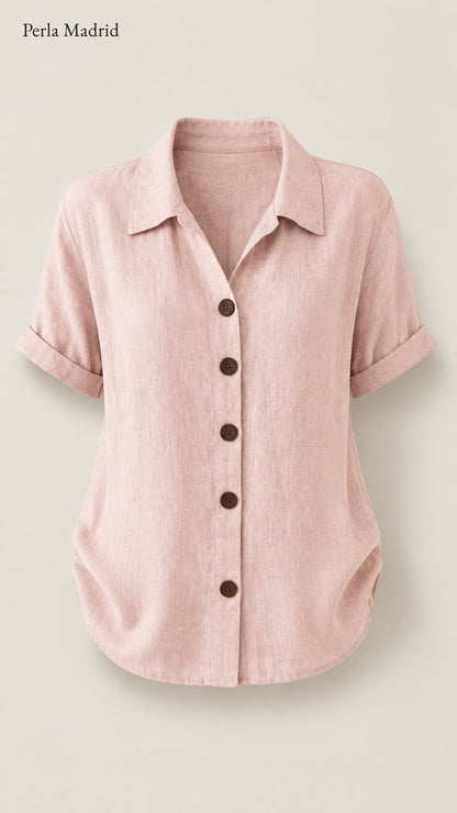 Carmen | Blusa de algodón con botones