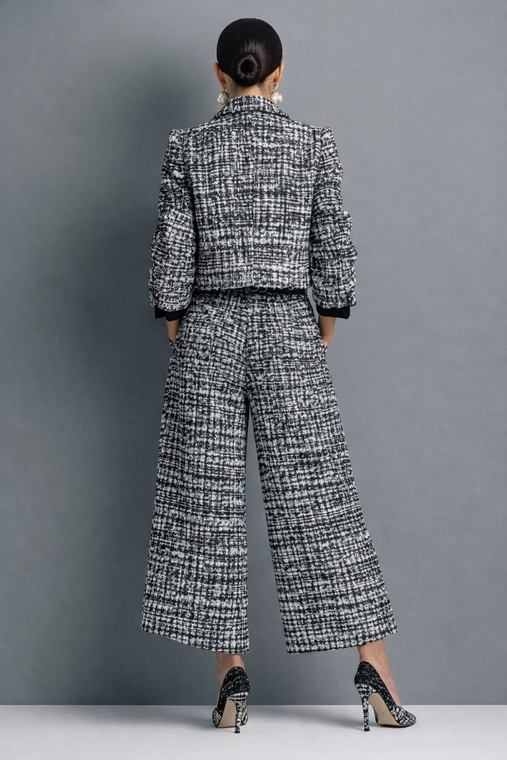 Bonfilia | Conjunto sofisticado de tweed