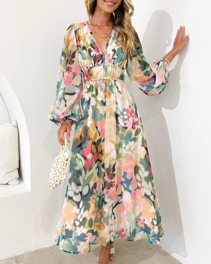 Itziar | Vestido maxi floral