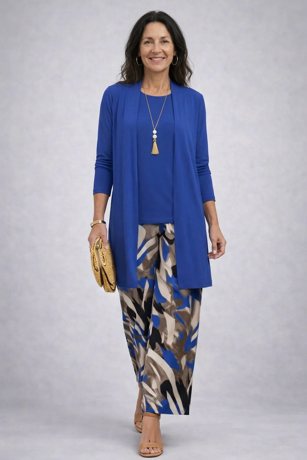 Casilda | Conjunto de tres piezas azul