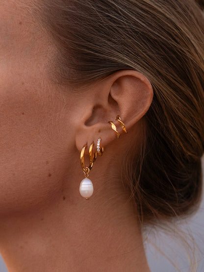 Small 14mm Slim Hoops