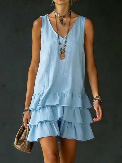 Elba | Vestido Suelto Color Liso