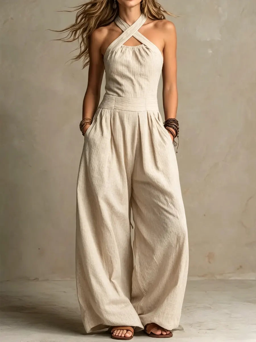 Eki | Mono Largo Fluido con Cuello Halter