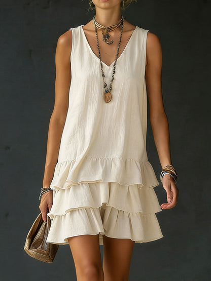 Elba | Vestido Suelto Color Liso