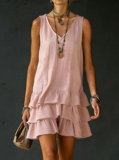 Elba | Vestido Suelto Color Liso