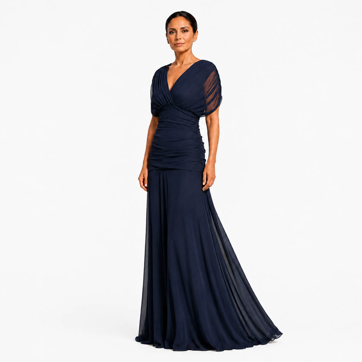 Guadalupe | Elegante Vestido Azul Noche