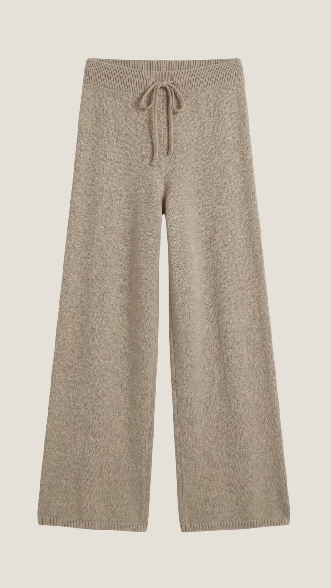 Eleanor | Gebreide trui en wijde broek set