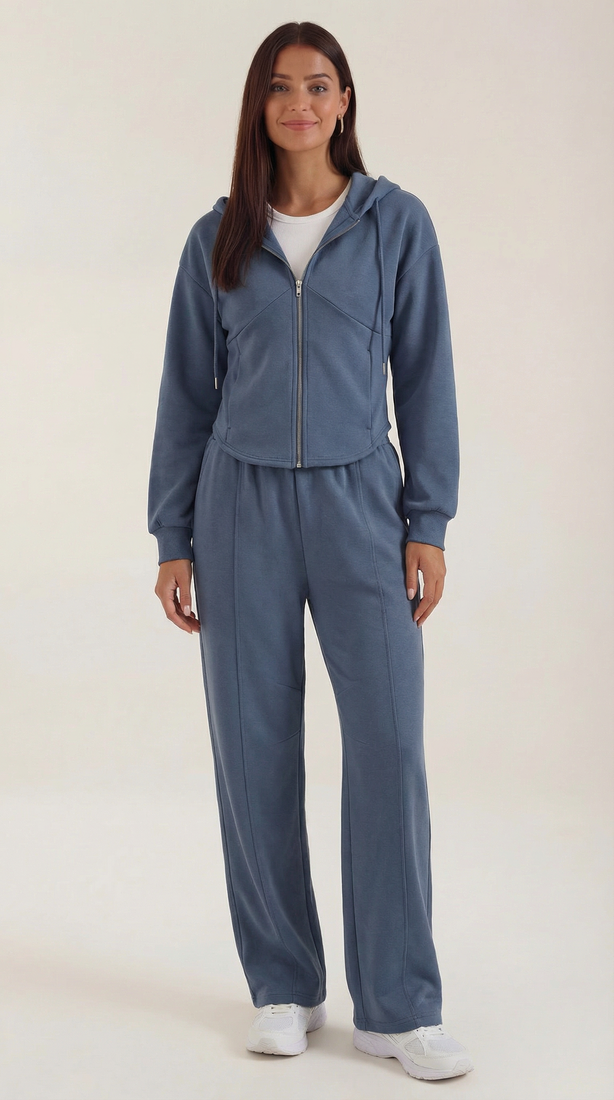 Yolanda Sweatshirt and Wide-Leg Pants Set