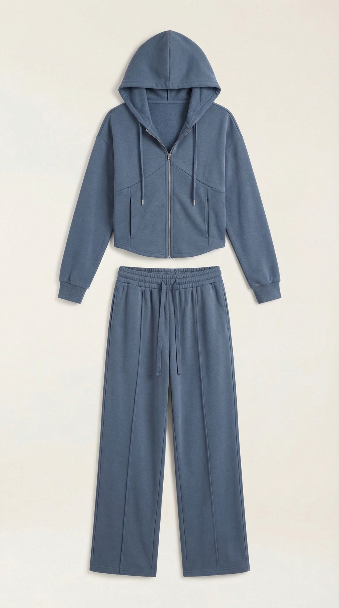 Conjunto Yolanda de sudadera y pantalones de pierna ancha
