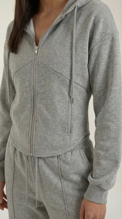 Yolanda Sweatshirt and Wide-Leg Pants Set