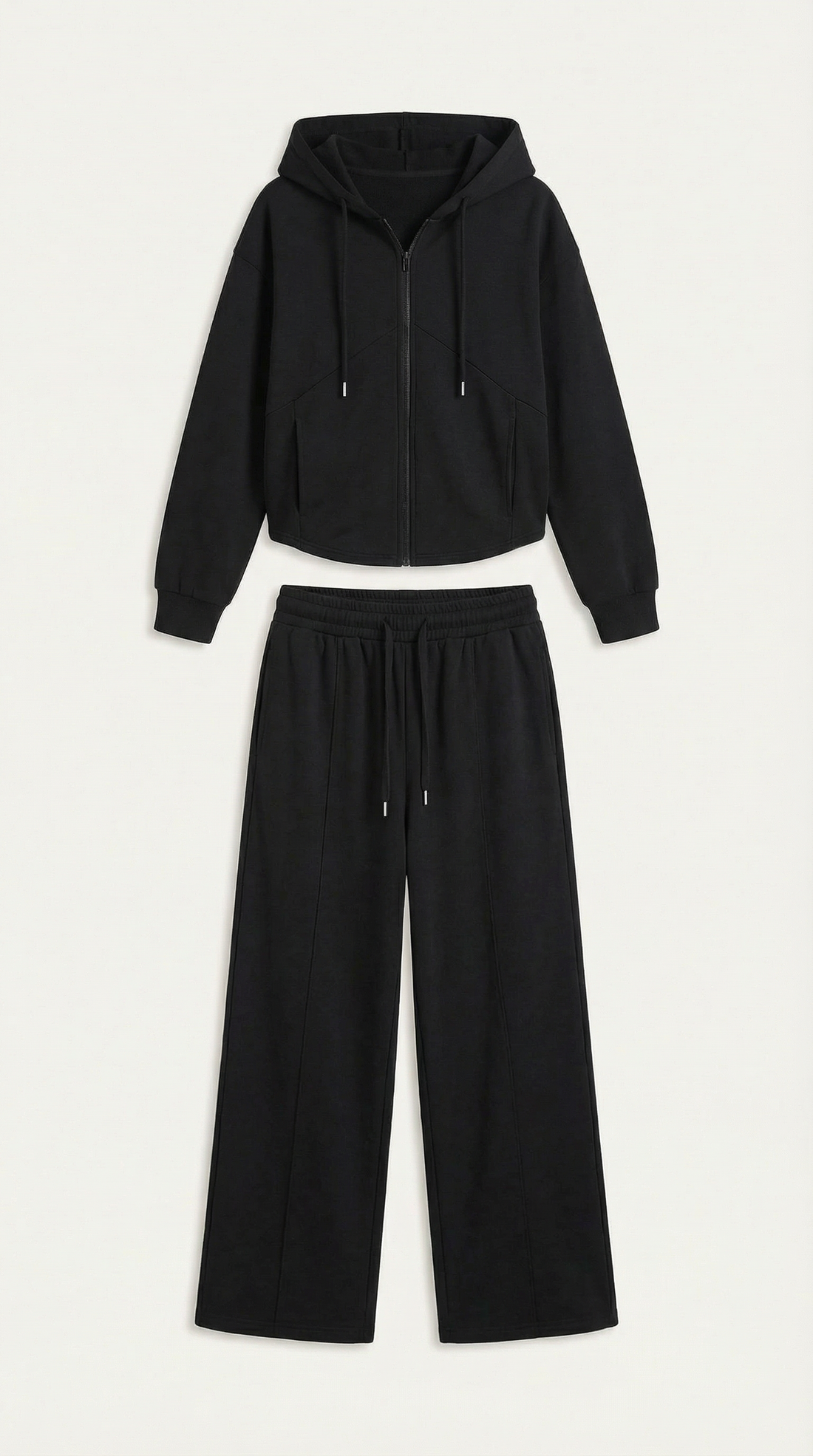 Conjunto Yolanda de sudadera y pantalones de pierna ancha