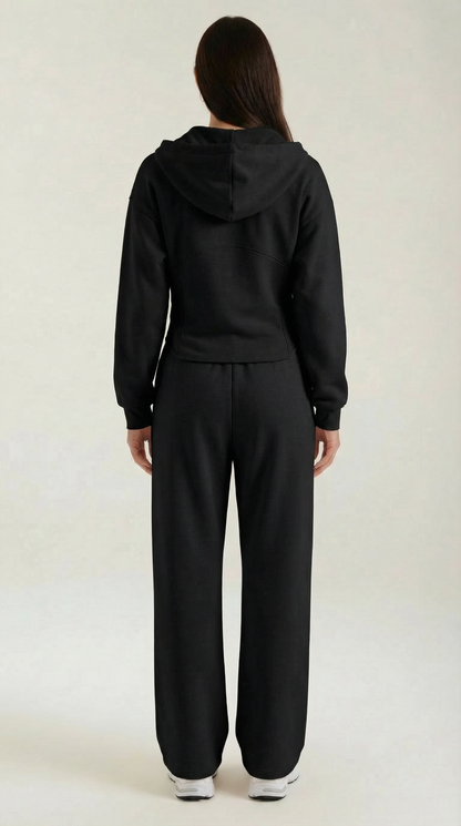 Yolanda Sweatshirt and Wide-Leg Pants Set