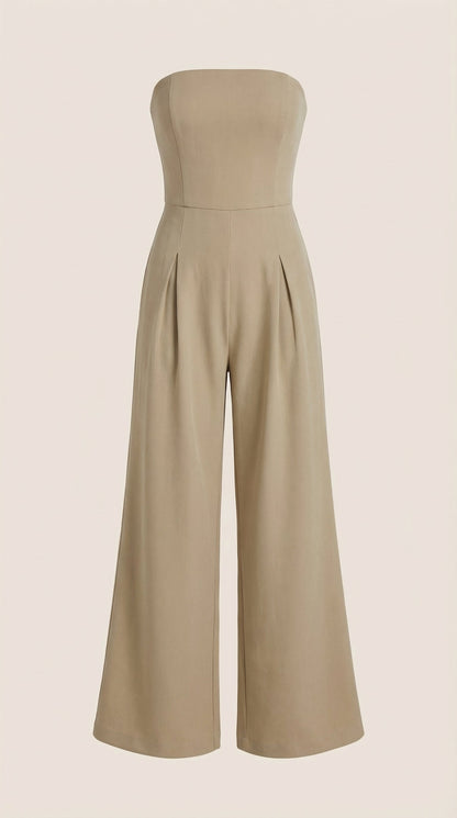 Eliza Strapless Wide-Leg Jumpsuit