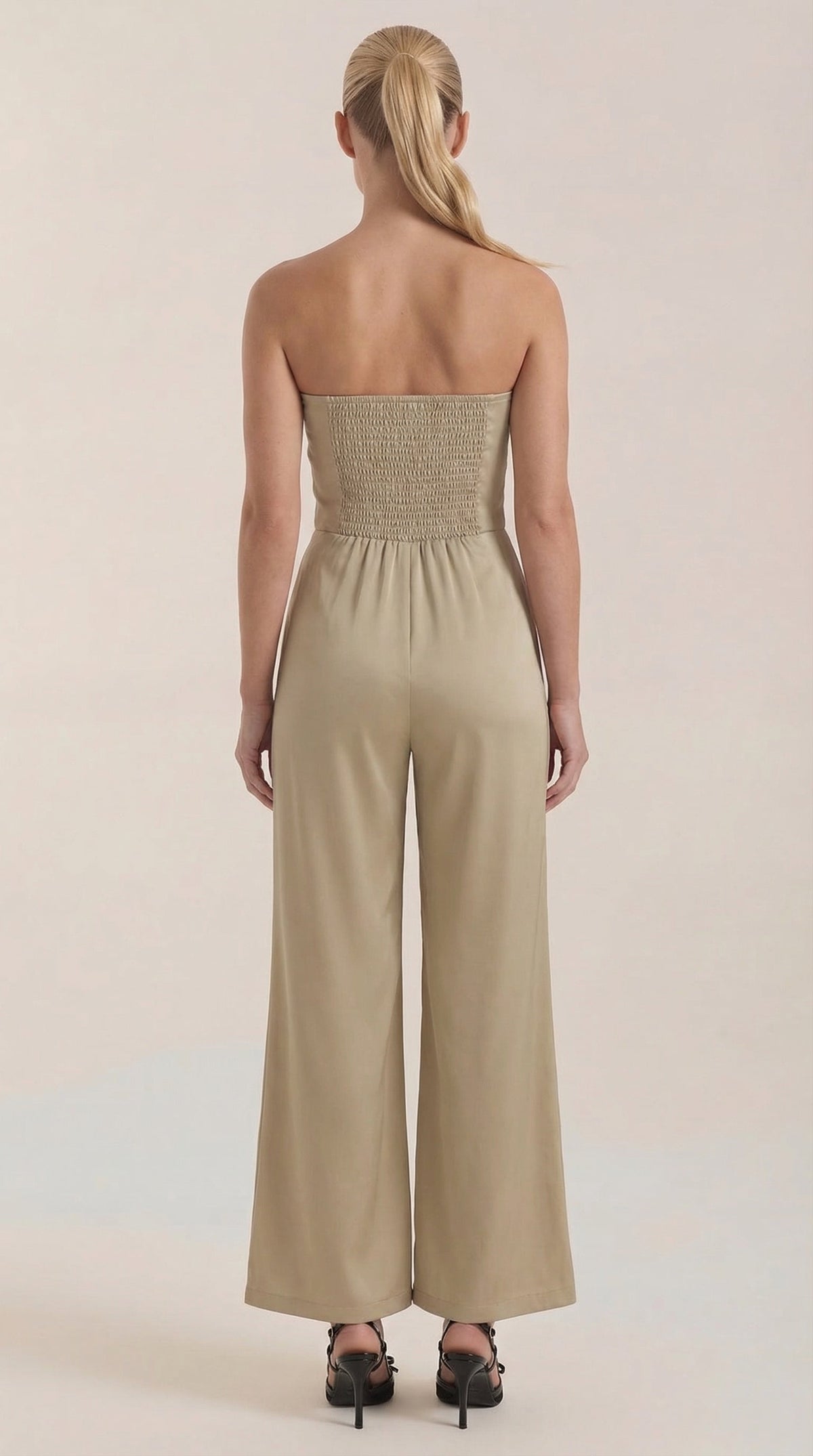 Eliza Strapless Wide-Leg Jumpsuit