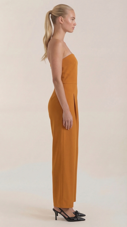 Eliza Strapless Wide-Leg Jumpsuit