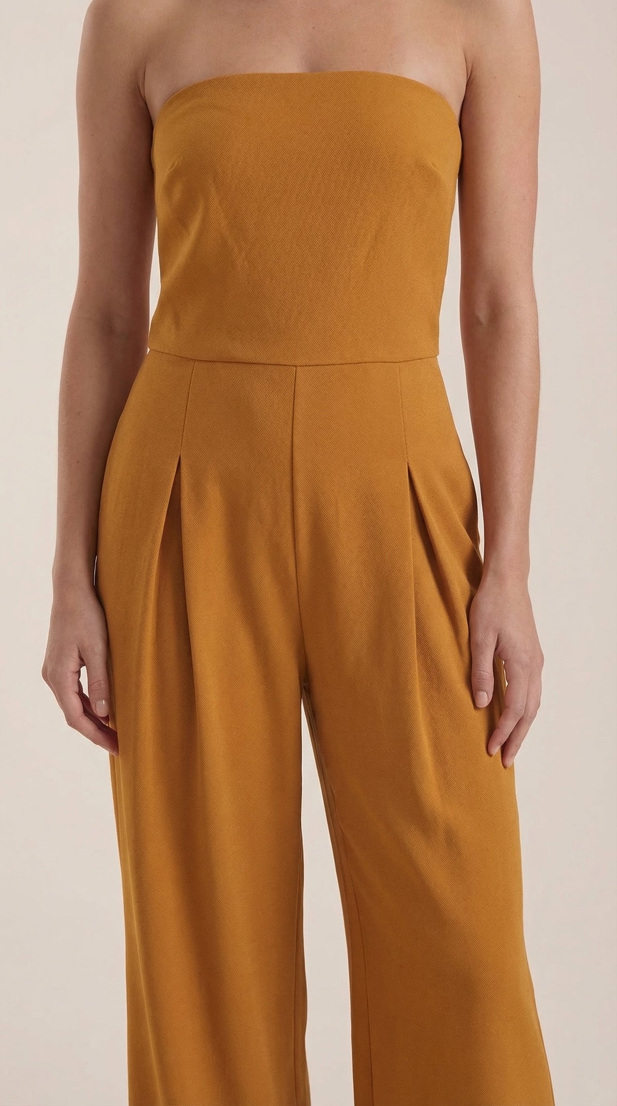Eliza Strapless Wide-Leg Jumpsuit