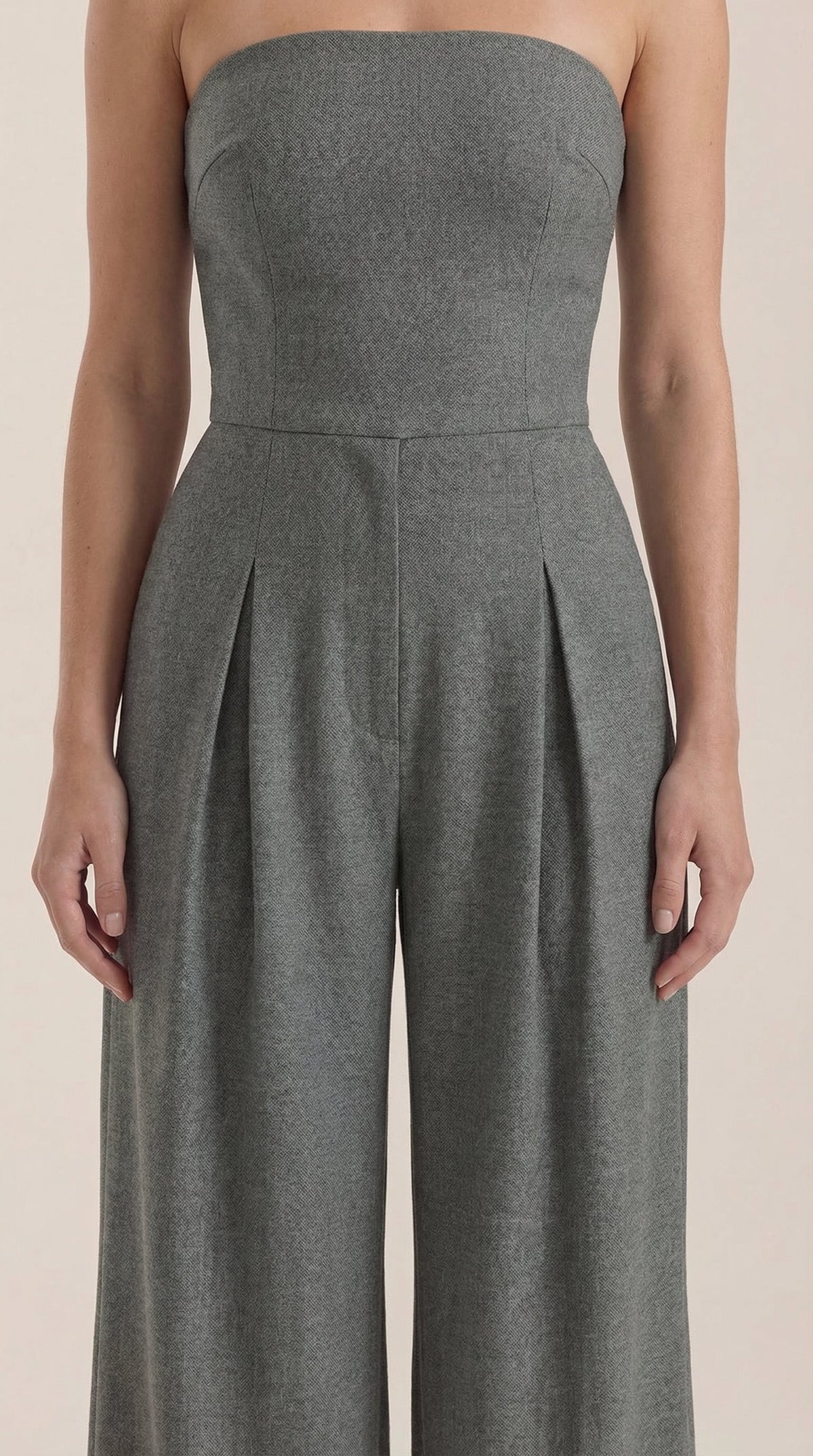 Eliza Strapless Wide-Leg Jumpsuit